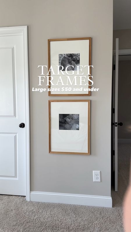 The Target wall frames I can’t get enough of 😍 

These oversized matted frames are ridiculously well priced for the quality that they are! Such a great way to decorate any boring wall.  

🔔 Style tip 🔔 If you love gallery walls like I do, keep it interesting by grouping them in different arrangements and spacing them out throughout your home. 

#LTKfindsunder50 #LTKhome #LTKxTarget