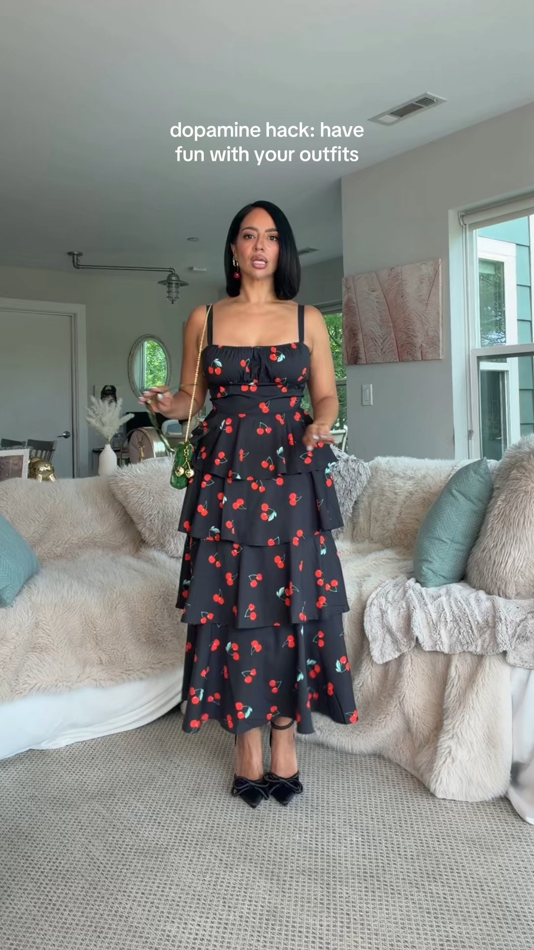 Fashion is fun. Wear the cherries. 🍒 Are you embracing whimsy this summer too?

whimsical outfits
summer dresses
over 40 fashion
style inspo 
wedding guest dress

#LTKPetite #LTKOver40 #LTKWedding