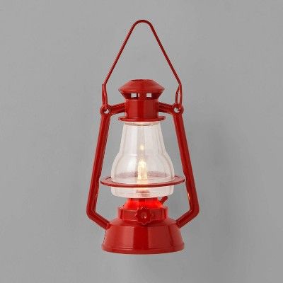 Lit Lantern Christmas Tree Ornament Red - Wondershop&#8482; | Target