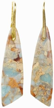 YGLINE Women Natural Stone Earrings Unique Healing Gemstone Energy Hypoallergenic Lightweight Dan... | Amazon (CA)