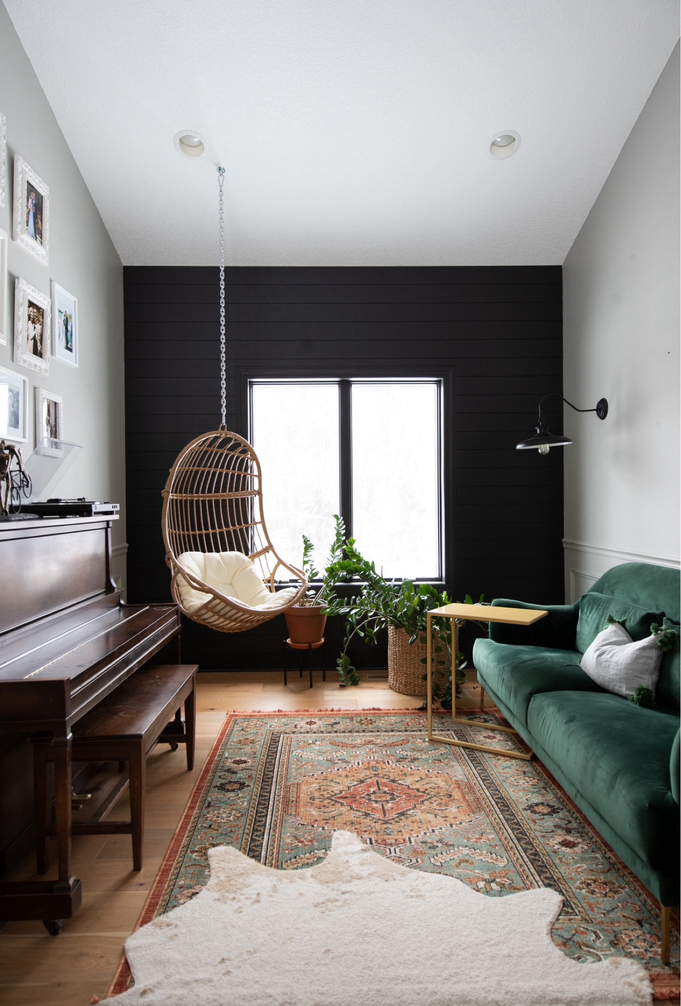 Our music room decor & furniture. Hanging egg chair, plant baskets, rugs, and more of our favorite things that make this space a sanctuary. 

#LTKhome #LTKU #LTKfamily