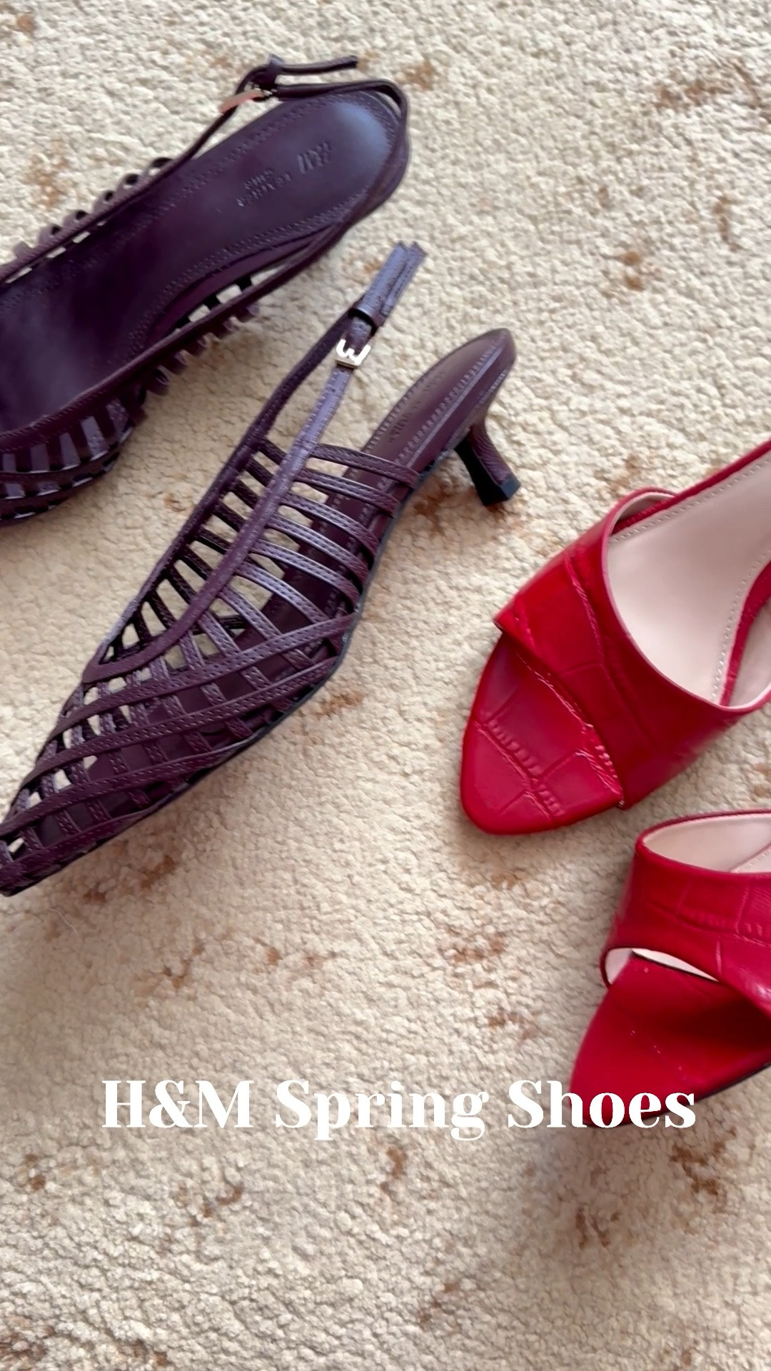 H&M spring shoes - 100% leather and selling fast!

Spring shoe trends, mules, braided slingbacks, suede mules 

#LTKWorkwear #LTKOver40 #LTKSeasonal