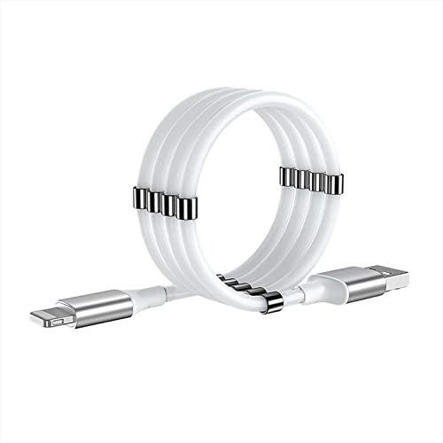 Magnetic Phone Charging Cable, USB Cable, Magnetic Absorption Nano Data Cord, Retractable and Fas... | Amazon (US)