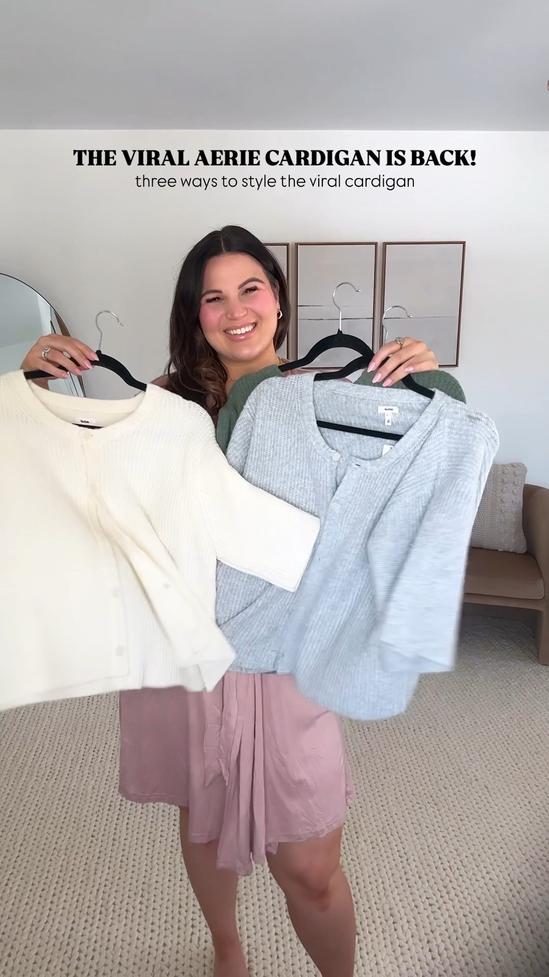 The viral aerie cardigan is back in stock!! This was a favorite of mine that was released at the end of the summer/early fall & sold out so fast!! And now it’s back in 6 colors! 

Cardigans - large
Tank - large 
Leopard pants - large tall
Jeans - 14L
Jumpsuit - large 

Aerie, aerie cardigan, aerie viral cardigan, aerie haul, aerie new arrivals, aerie 


#LTKWatchNow #LTKMidsize #LTKStyleTip