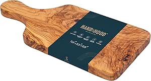 Premium Olive Wood Cutting Board - Wooden Charcuterie Cheese Serving Platter, Unique Kitchen Gift... | Amazon (US)