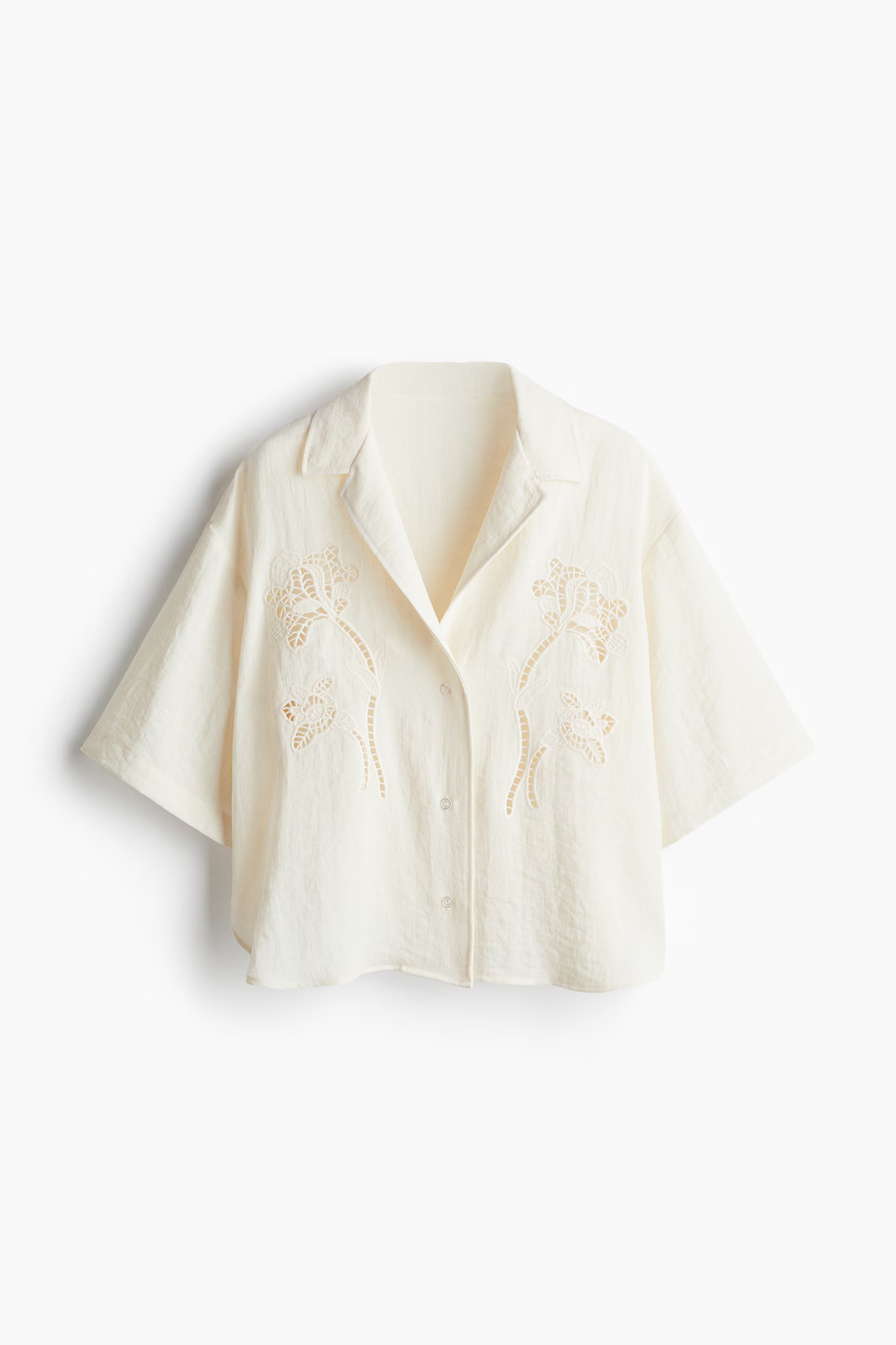 Eyelet Embroidered Shirt | H&M (US + CA)