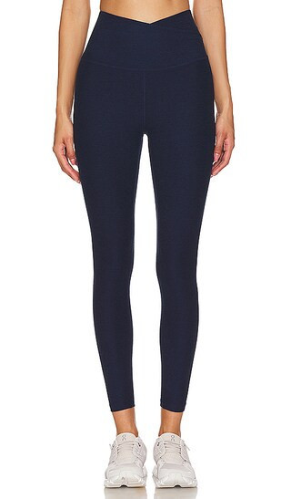 Beyond Yoga Spacedye At Your Leisure Midi Legging in Navy. - size XS | Revolve Clothing (Global)
