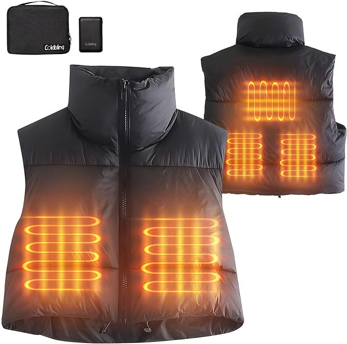 Coldbling Heated Vest for Women with Battery Pack Included, Warm Smart Electric Heating Vest Rech... | Amazon (US)