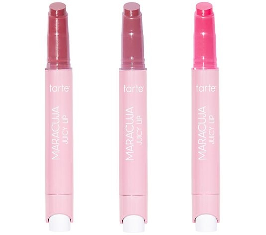 tarte Maracuja Juicy Lip Balm Trio | QVC