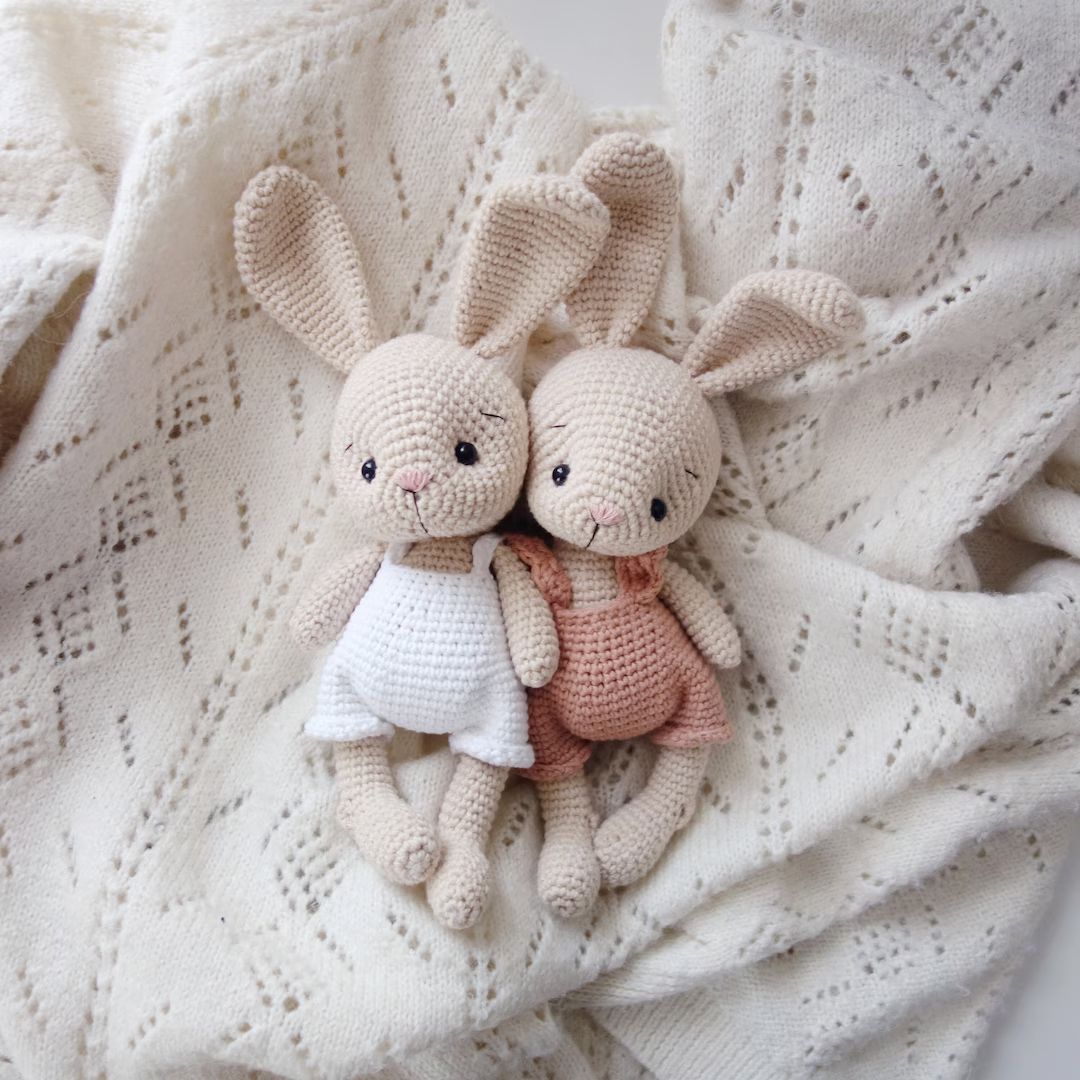 Cotton My Little Rabbit: Amigurumi Crochet Pattern - Etsy Slovakia | Etsy (EU)