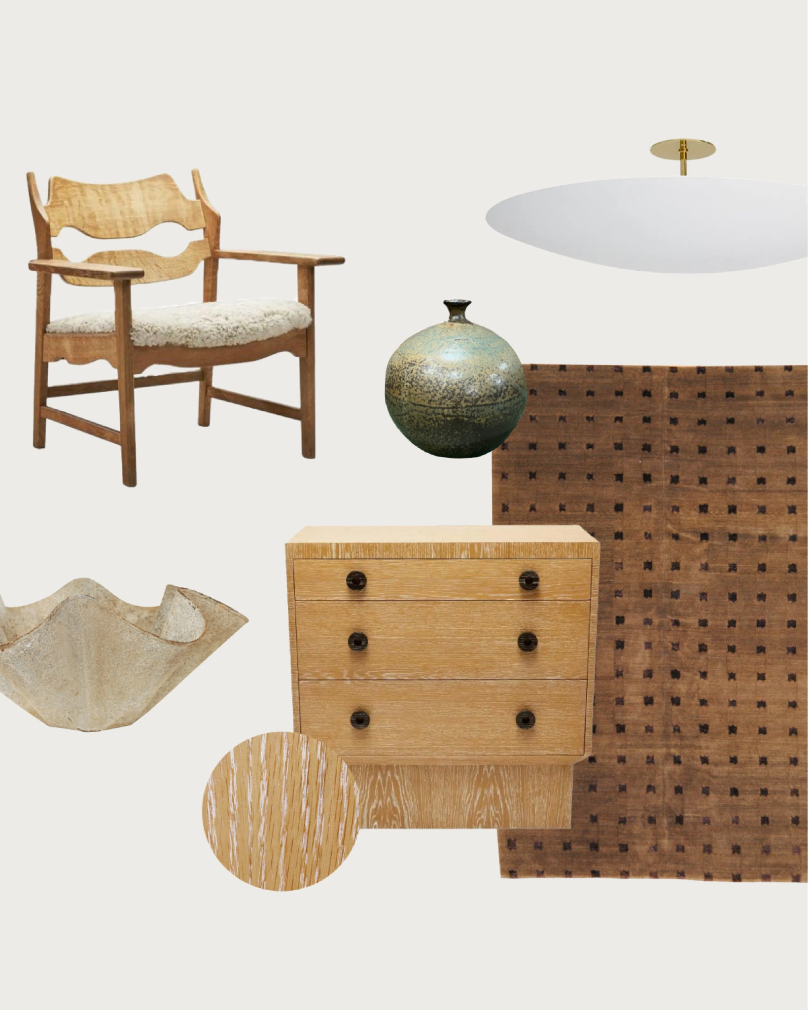 Material Focus: Cerused Oak 

#LTKhome