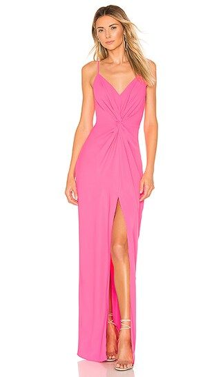 Amanda Uprichard Ellie Maxi Dress in Pink. - size S (also in M, XS) | Revolve Clothing (Global)