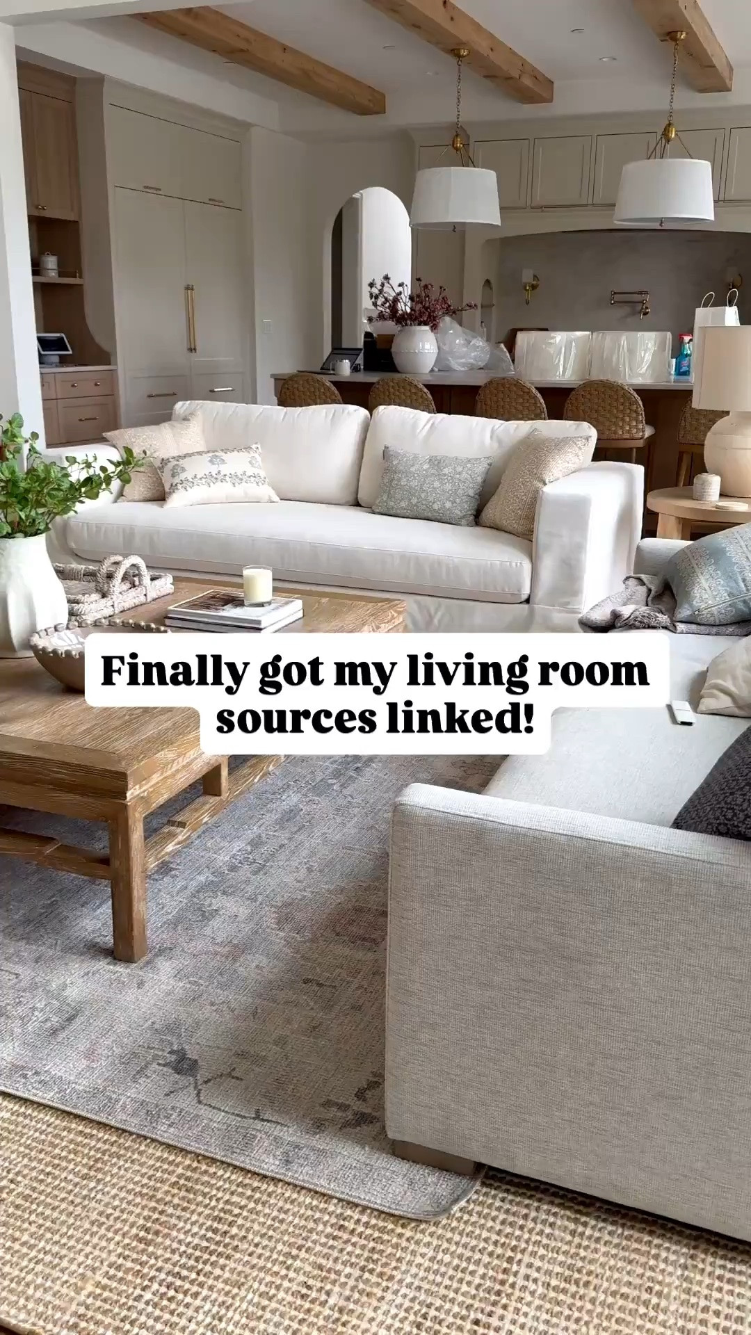 Living room furniture finally linked!! The sofas are super comfy and loving the swivel chairs!! The white sofa is Nomad Snow, super soft fabric. The grey sofa is the perfect contract, has a linen look to it but softer feel!

#LTKHome #LTKSaleAlert