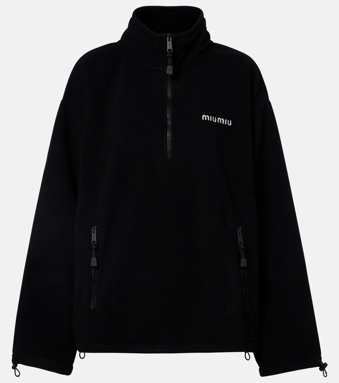 Logo fleece half-zip sweatshirt | Mytheresa (US/CA)