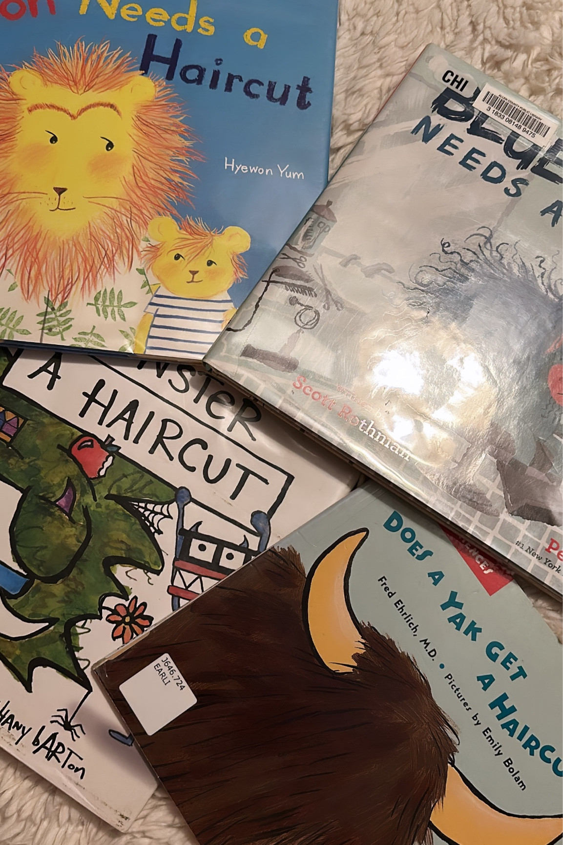 books about getting a haircut for toddlers and kiddos 📚 perfect for first haircuts and addressing children’s fears associated with getting their hair cut ✂️ 
toddlers, toddler books, toddler library, books for kids, books for children, first haircut, homeschool, montessori, early concepts

#LTKbaby #LTKfamily #LTKkids
