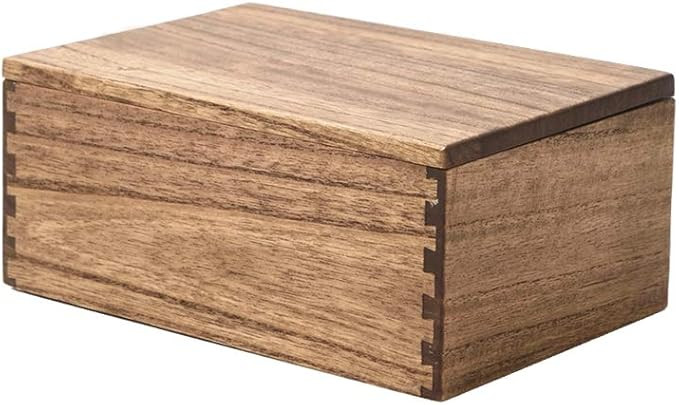 Kirigen Wood Stash Box with Lid - Decorative Boxes for Crafts, Sewing, Keepsake, Memory - Wooden ... | Amazon (US)