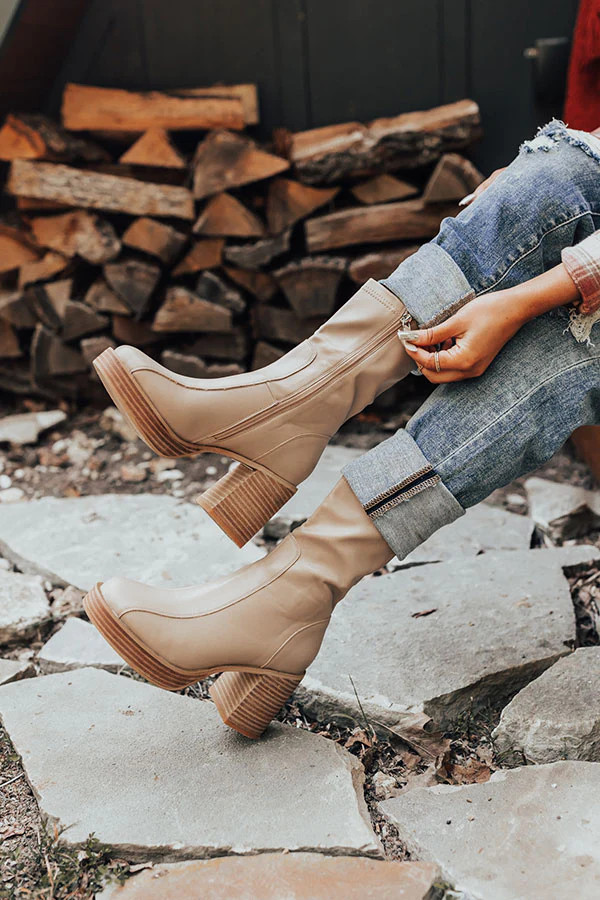 The Vianna Faux Leather Bootie | Impressions Online Boutique