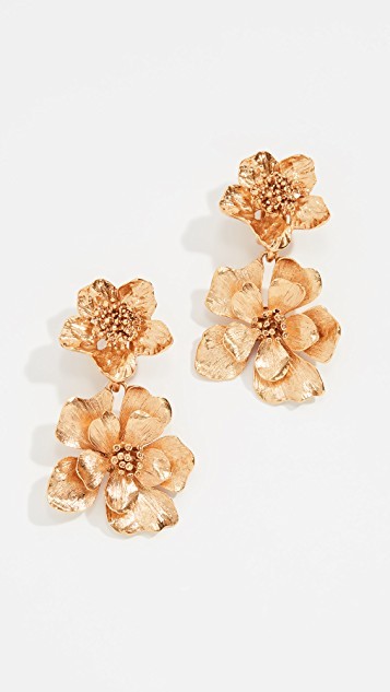 Classic Flower Drop Earrings | Shopbop