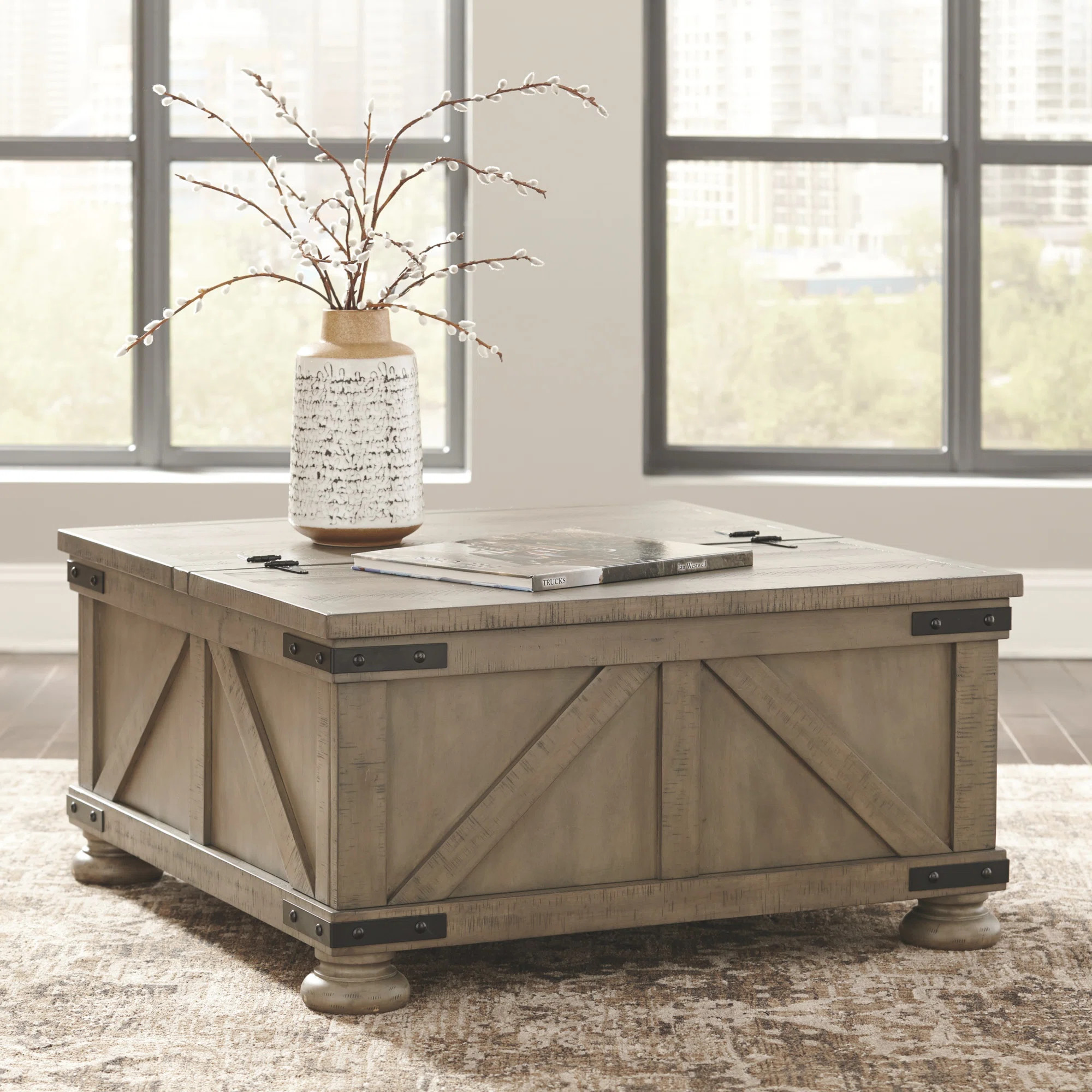 Gracie Oaks Eternity Coffee Table with Storage & Reviews | Wayfair | Wayfair North America