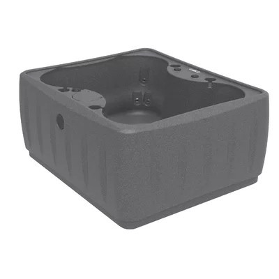 AquaRest Discover AR150 Standard 4-Person 12-Jet Plug & Play Hot Tub with LED Waterfall and Friction Heating | Wayfair North America