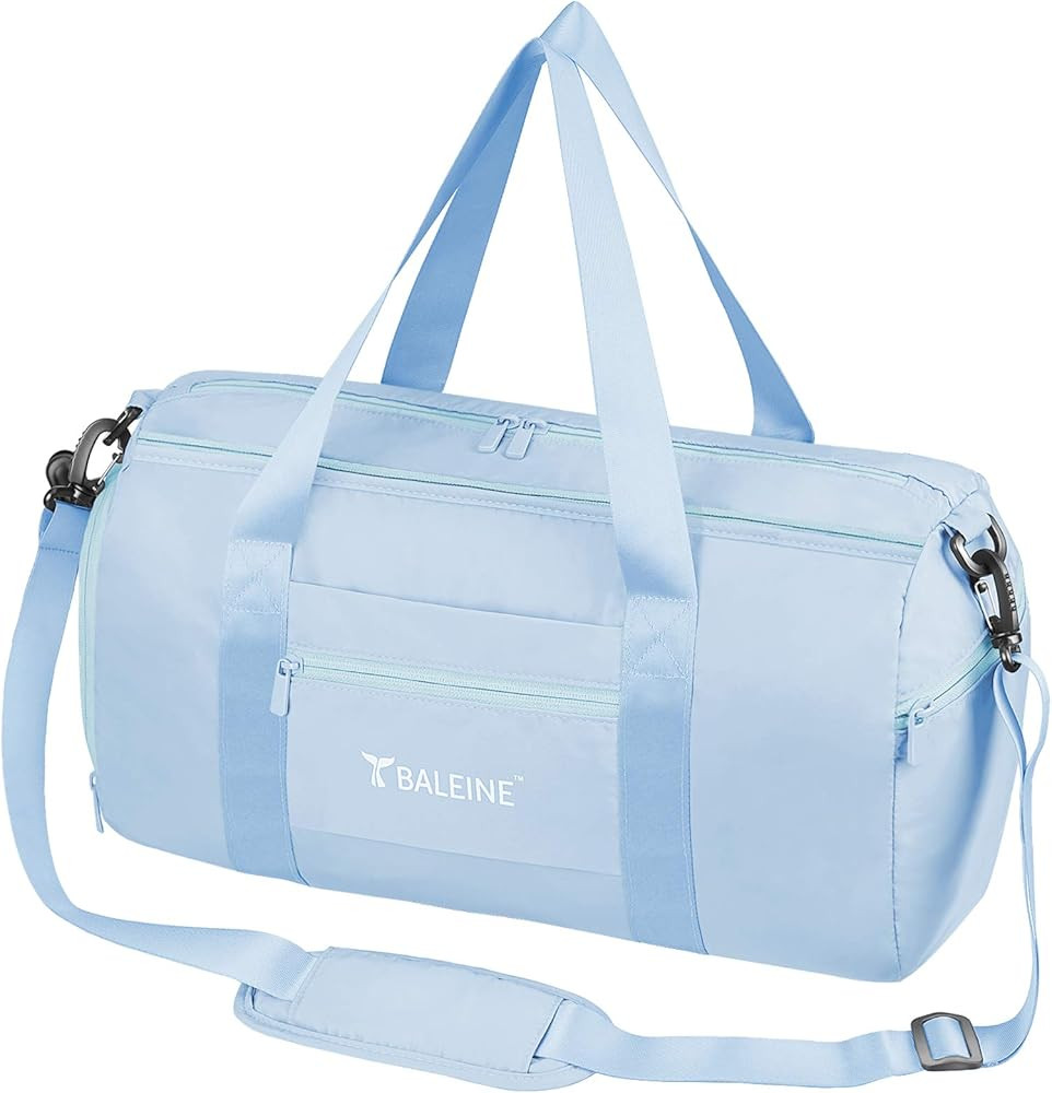 BALEINE Gym Bag for Women and Men, Small Duffel Bag for Sports, Gyms and Weekend Getaway, Waterpr... | Amazon (US)