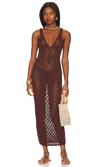 Manu Dress in Chocolate | Revolve Clothing (Global)