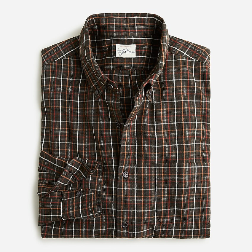 Slim brushed twill shirt | J. Crew US