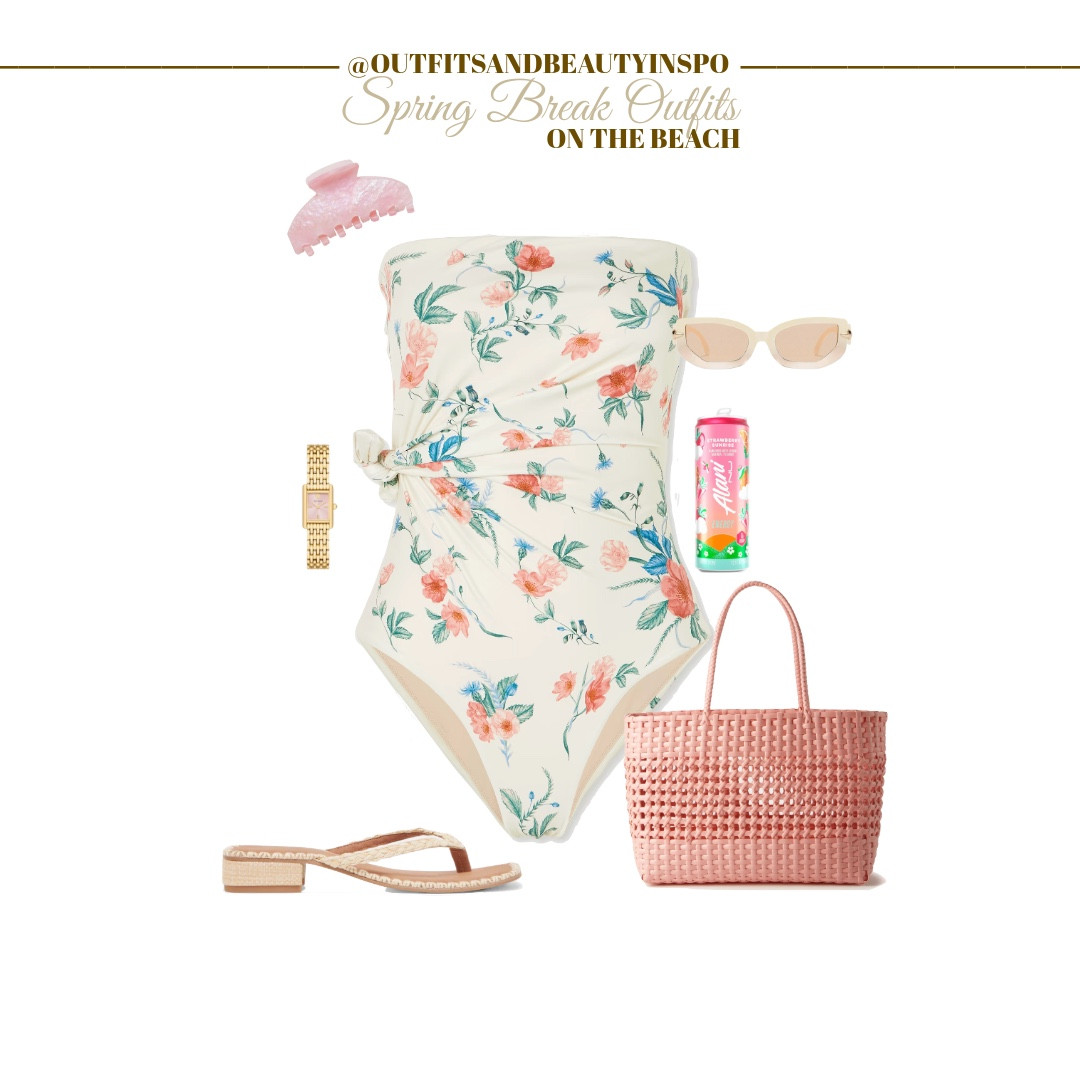 Spring break outfit inspo: bikini / swimwear inspo for a day on the beach ! 

Spring break freshman Destin beach beachwear swimwear trendy affordable one piece swimsuit beach hat#LTKFindsUnder50

#LTKSeasonal #LTKBeauty