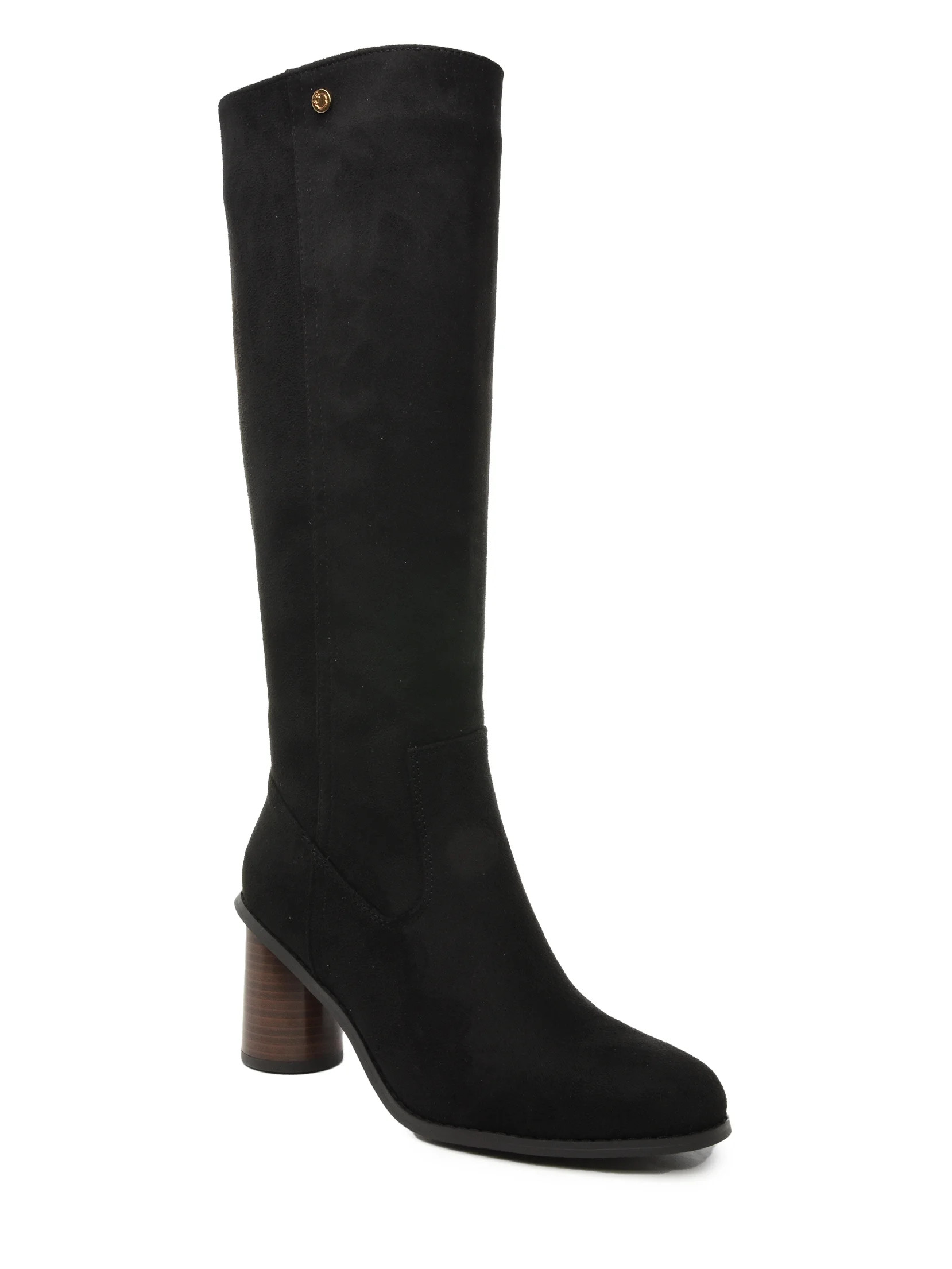 C. Wonder Women's Microsuede Knee High Heeled Boot - Walmart.com | Walmart (US)