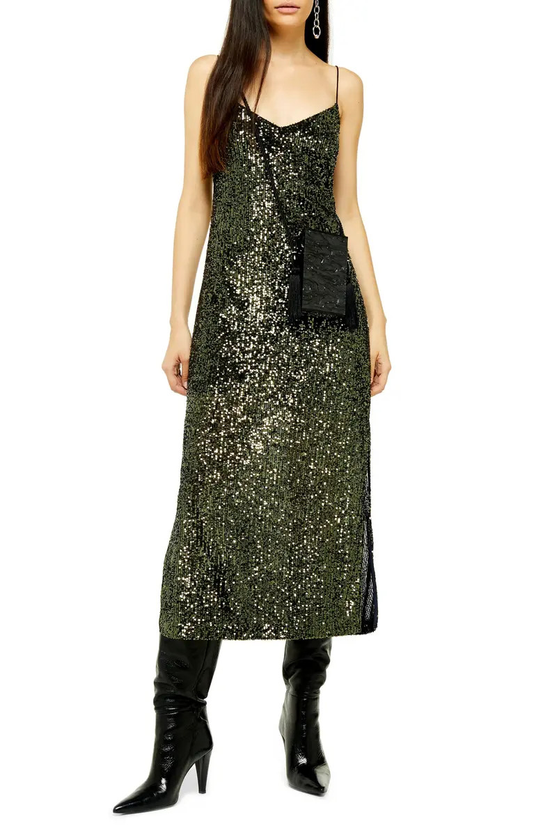 Sequin Midi Dress | Nordstrom