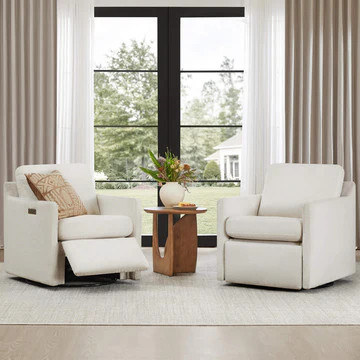 Henry Power Swivel Recliner with Charging Ports | Chita