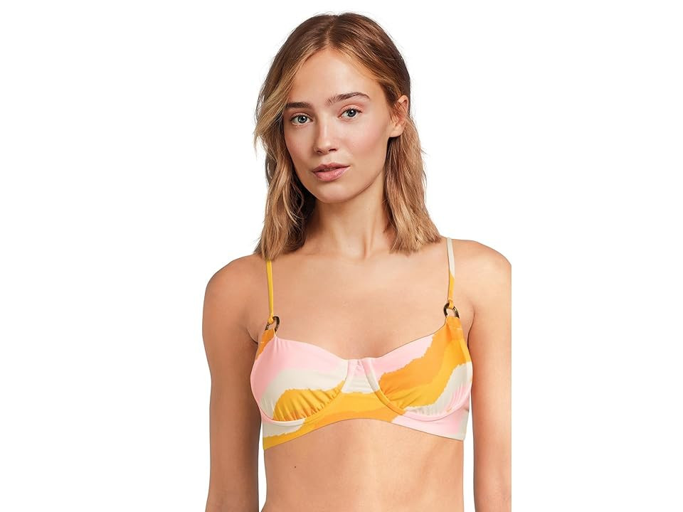 Maaji Paradiso Waves Archer Women's Swimwear Pink : SM, Polyester/Spandex | Zappos