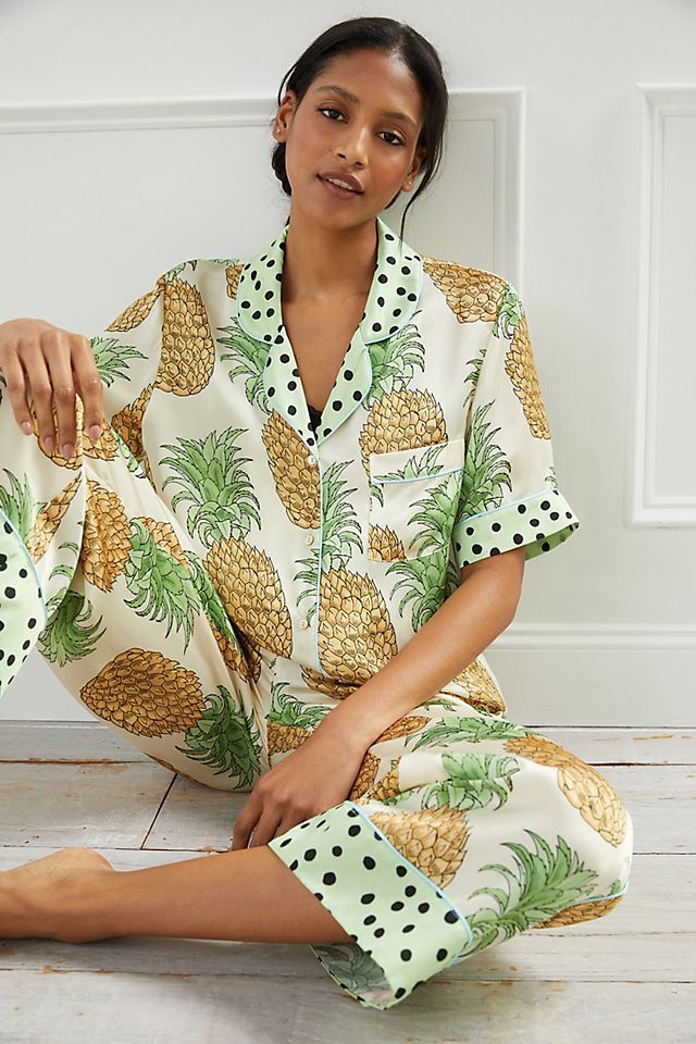 Karen Mabon Pineapple Pajama Set | Anthropologie (US)