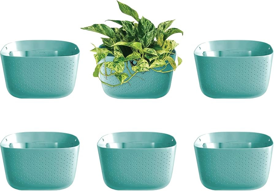 WallyGrow Eco Wall Planter, Create a Plant Wall with Hanging Planters for Indoor or Outdoor Use (... | Amazon (US)
