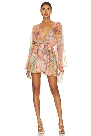 MISA Los Angeles Kaia Dress in Disco Matrix from Revolve.com | Revolve Clothing (Global)