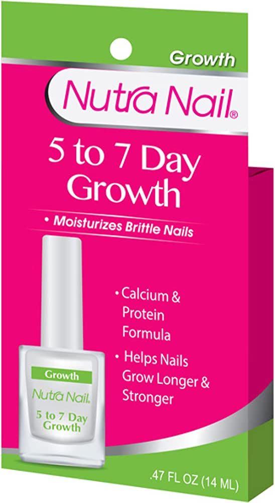 Nutra Nail 5 to 7 Day Growth Treatment - Fast Keratin Nail Hardener & Nail Strengthener for Thin ... | Amazon (US)