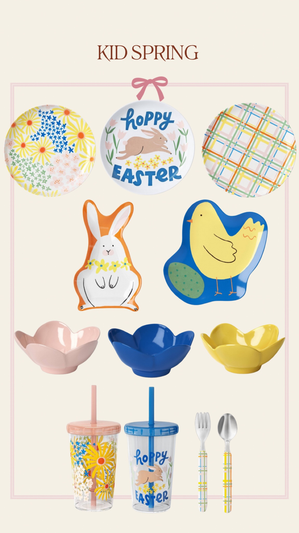 Easter spring, Easter tablescape, spring kids, kids plates

#LTKSeasonal #LTKfamily #LTKkids
