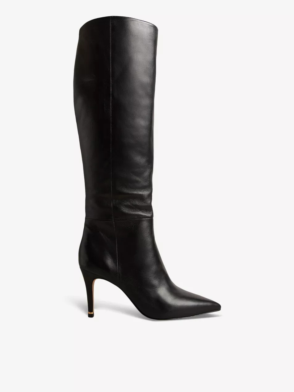 Yolla knee-high leather boots | Selfridges