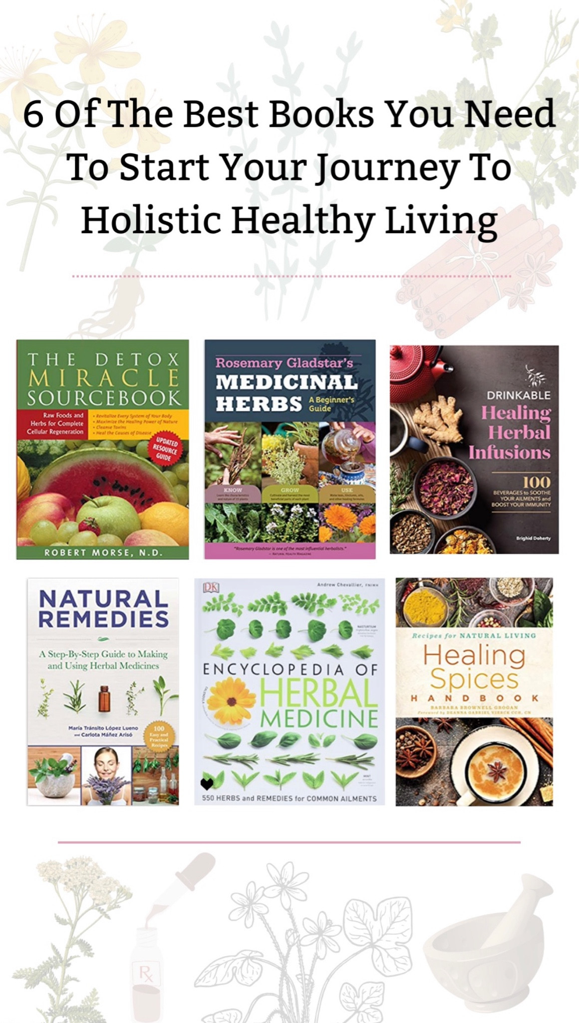 This year I've been getting more into holistic health and spending more time at the book stores. There's so much good information out there on holistic healthy living, so where should I start? I'm showing you the best books you need to get started + the best books to start educating yourself on why holistic health is the best way to go. 