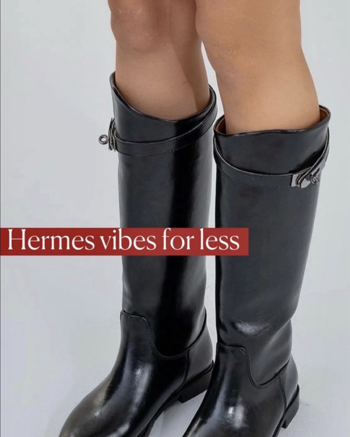 Hermes dupe
Riding boots
Black boots 
Black riding boots 

#LTKSaleAlert #LTKHoliday #LTKShoeCrush