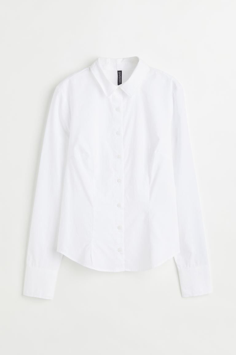 H&M+ Cotton poplin shirt | H&M (US)
