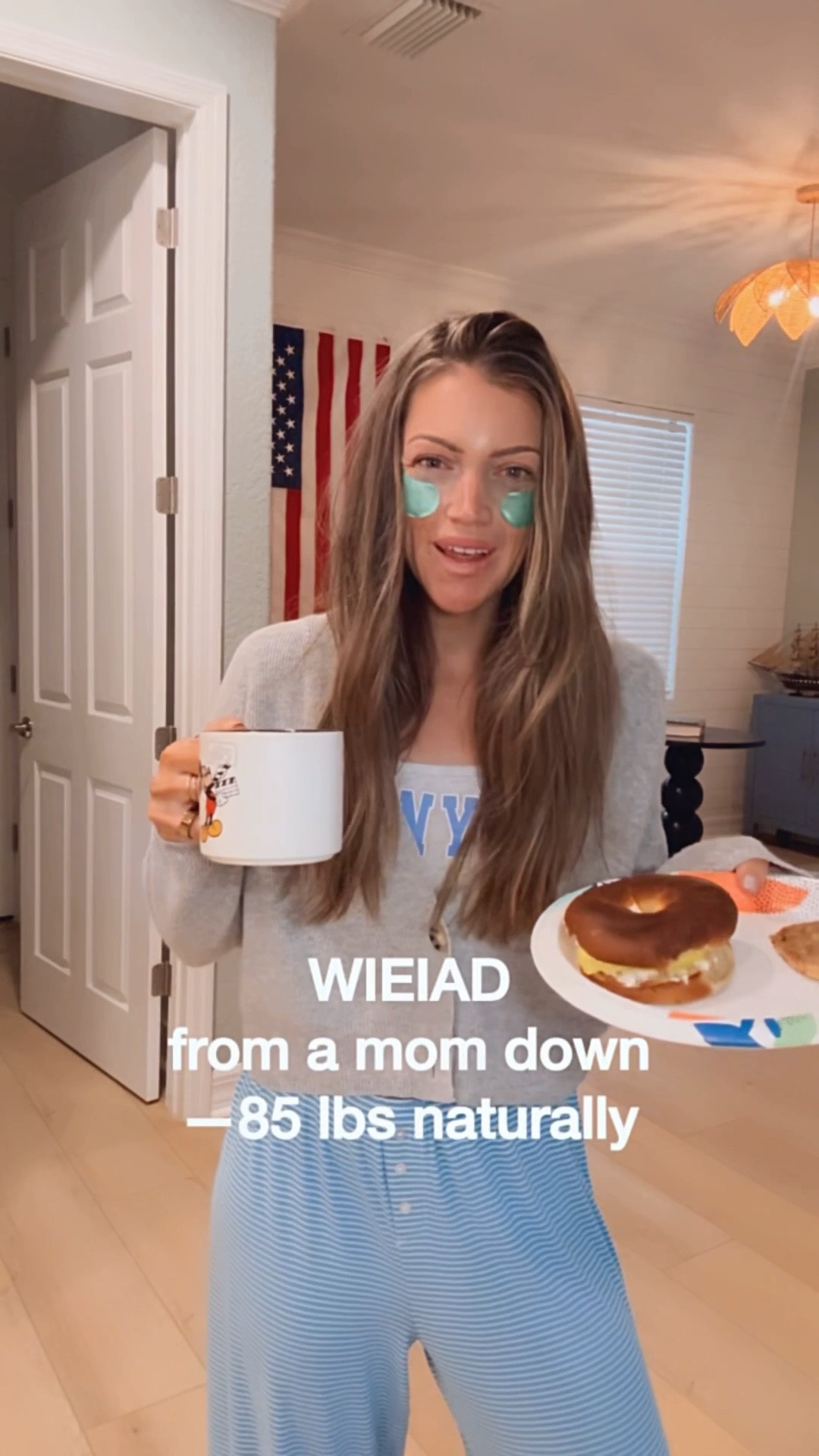 Lookin a bit of a hot mess 😜 but I decided to bring y’all along for  everything i ate yesterday.. if you want links to my favorite electrolytes (LOVE the pink lemonade), creatine & the pink starburst protein drink I had after my workout (only 90 cals! 20g protein!), comment “ME” and I’ll message ya. 🩷 I ended the day with 139g protein. #wieiad 

#LTKfitnessgoals #LTKvlog #LTKActive