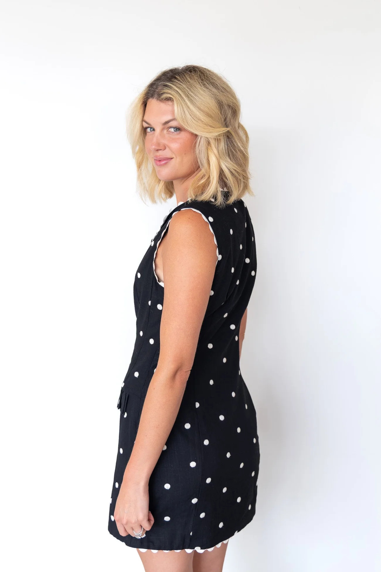 The Monaco Polka Dot Mini Dress | Ardire Collection