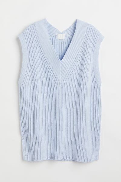 Rib-knit Sweater Vest | H&M (US + CA)