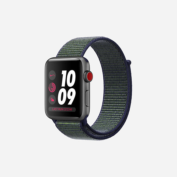 The Apple Watch Nike+ Series 3 (GPS + Cellular) 42mm Running Watch. | Nike (US)