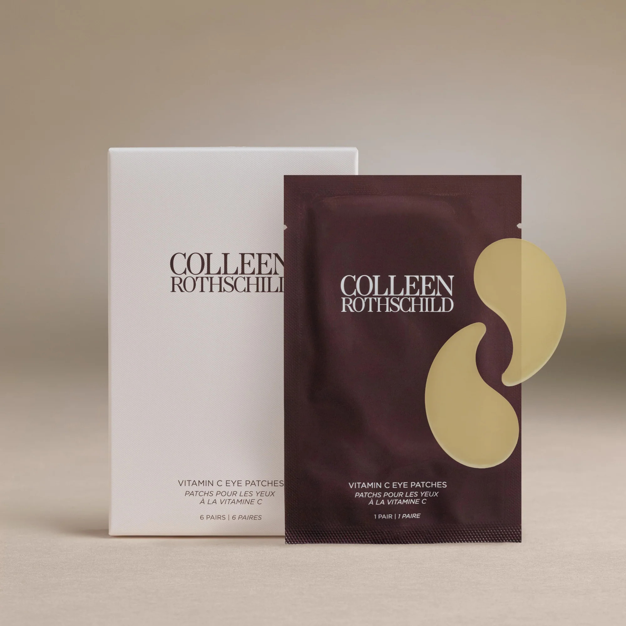 Vitamin C Eye Patches 6-Pack | Colleen Rothschild Beauty | Colleen Rothschild Beauty