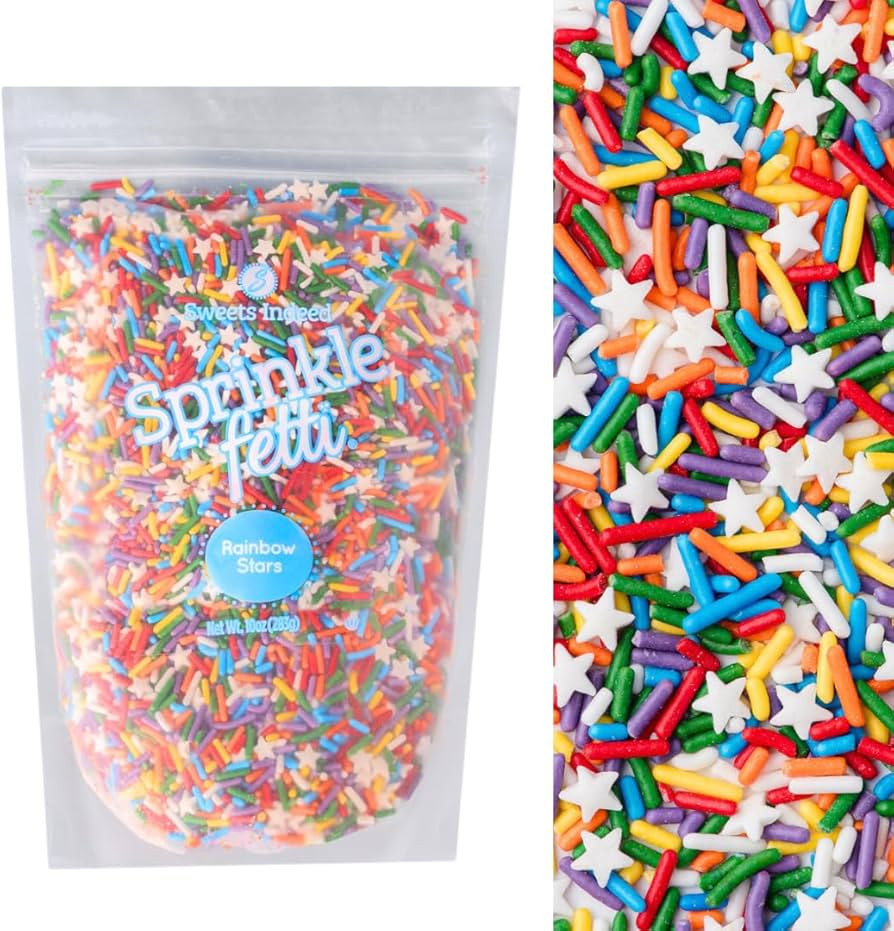 Sweets Indeed, Sprinkles, Bulk, 10 ounce, Edible Sprinkle Mix, Perfect for Cake Decorations, Baki... | Amazon (US)