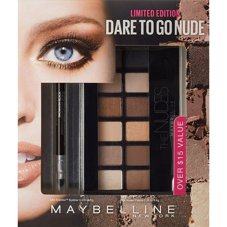 Maybelline New York Nudes Palette Shadow and Line Express Liner - Walmart.com | Walmart (US)