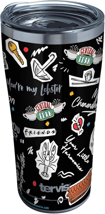 Tervis Friends Collage Triple Walled Insulated Tumbler Travel Cup Keeps Drinks Cold & Hot, 20oz L... | Amazon (US)