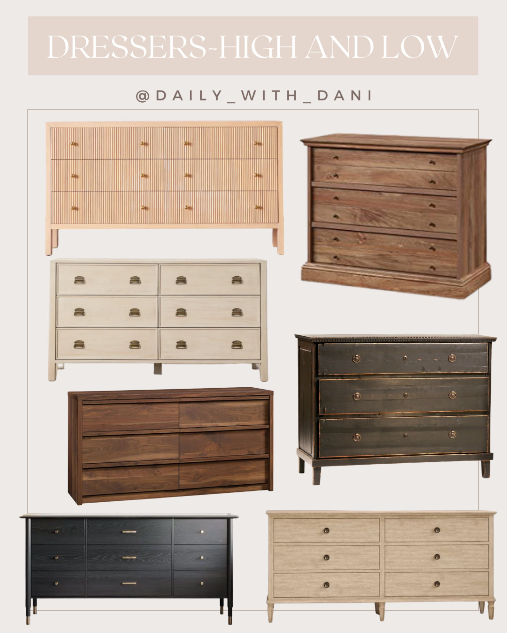 Wood dressers. Affordable. Splurge on bedroom furniture. Bedroom dressers for all budgets. 
@mcgeeandco @amazon @wayfair 

#LTKFind #LTKSale #LTKhome